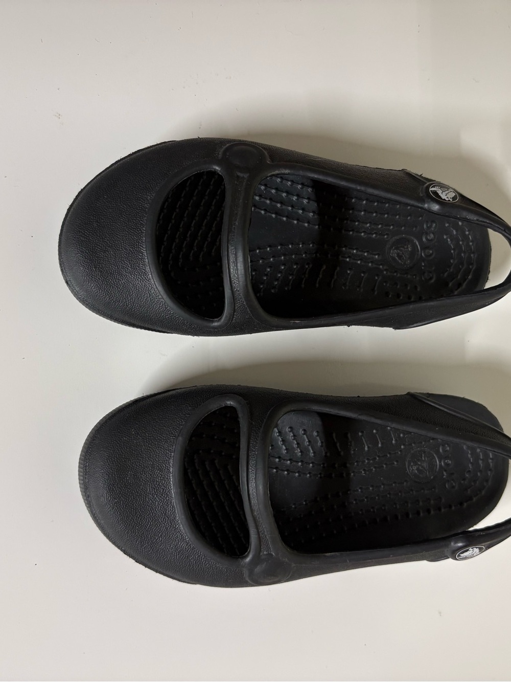 Crocs Infants Girls Gabby Black size C6